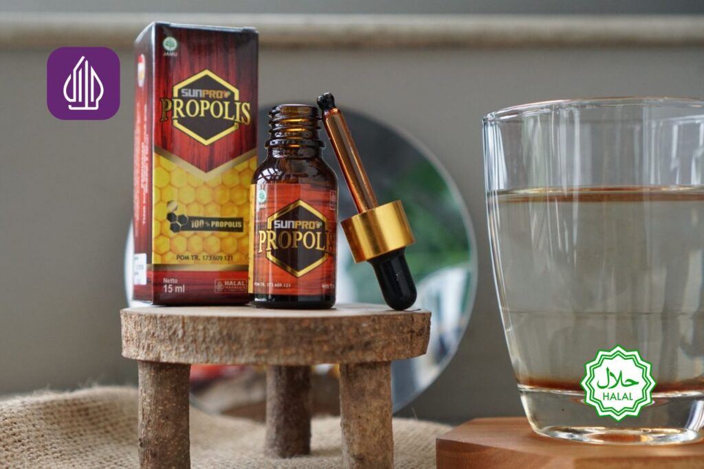 sunpro propolis produk halal